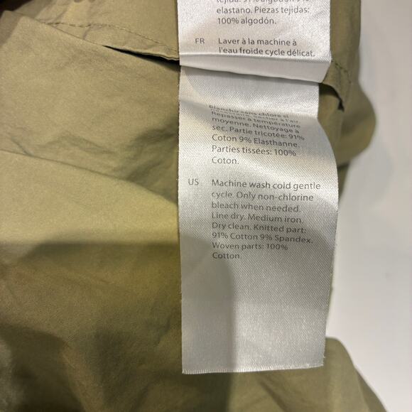 COS Oversized Asymmetric-waist Dress in Olive Sz Small - Picture 6 of 10